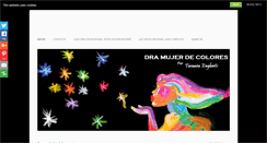 Desktop Screenshot of mujerdecolores.com